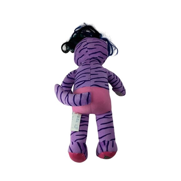 Build-A-Bear Honey Girls Teegan HG Purple Striped Cat 20” B.A.B. Plush - Picture 4 of 7